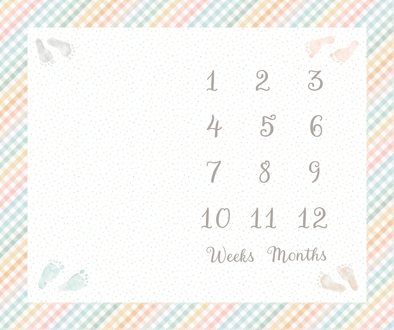 Fabric P & B Textiles How Old Am I? First Impressions in Flannel Quilting Panel FIMF-6019-PA